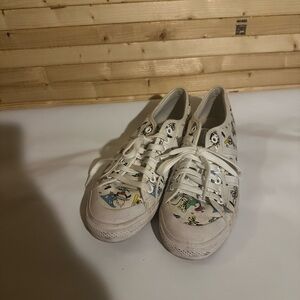 adidas Kids White Graphic Sneakers